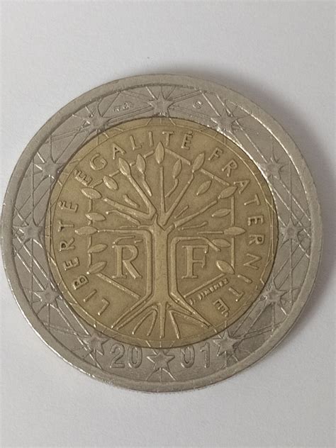 2 euros francia 2001 valor